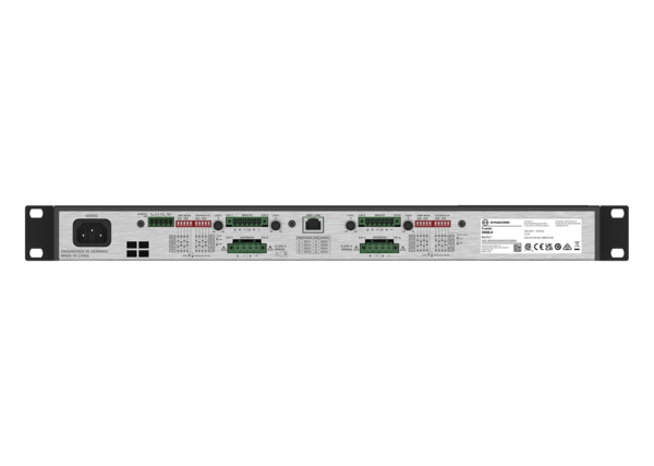 V600:4-US 4CH/3CH/2CH 600W TOTAL POWERTANK AMPLIFIER, 4OHM, 8OHM, 70V OR 100V PER CHANNEL / 1RU